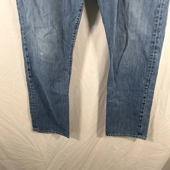 Polo Ralph Lauren Jeans Men's 36x32 Light Wash Blue Denim 100% Cotton Button Zip - Picture 3 of 13